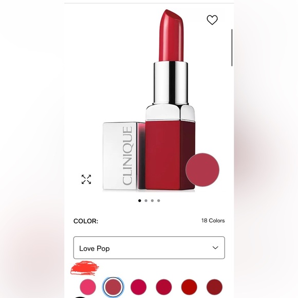 NWOT Clinique Pop 13 Love Pop Lip Colour + Primer/Brand New/Never Used - Picture 4 of 4